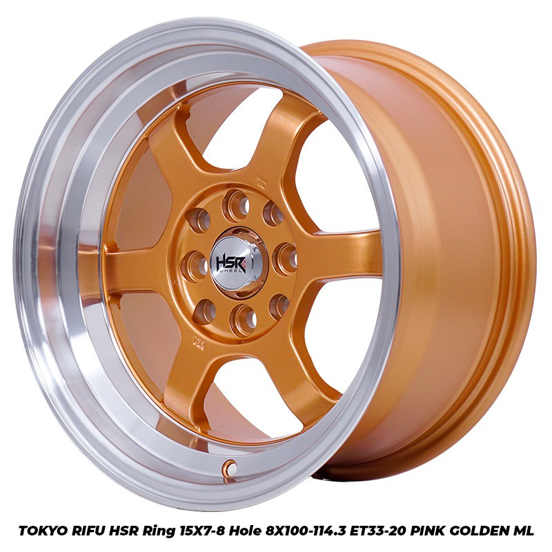 HSR Wheel Velg Mobil TOKYO RIFU Ring 15 Velg Racing TE37 Calya Sigra Mobilio Brio Bebas Ongkir