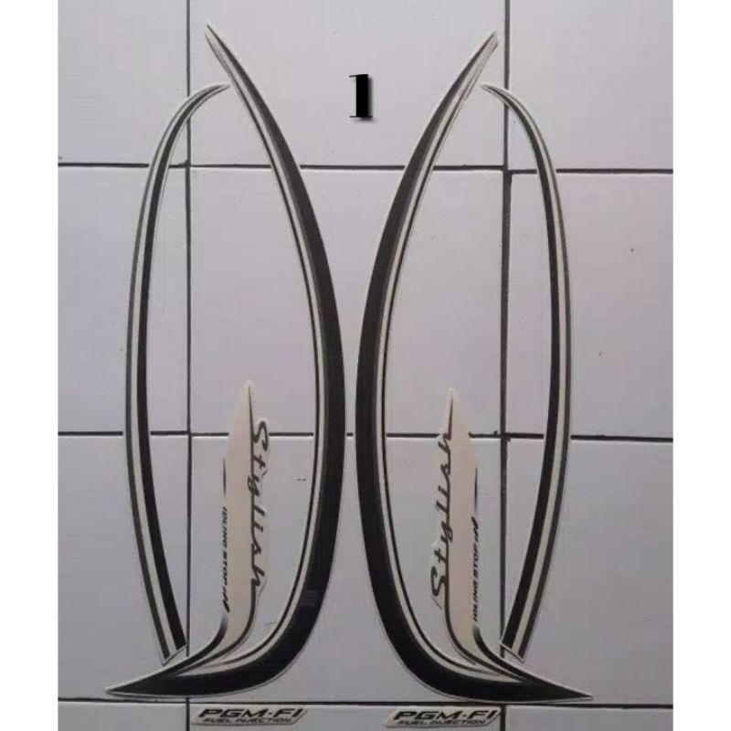 Striping stiker Honda Scoopy Fi Stylish 2016