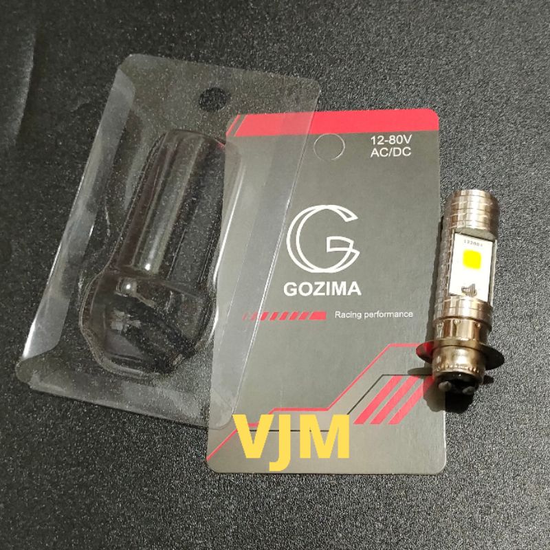 lampu Depan led gozima/ Lampu H6 nyala Putih Jupiter Z Kharisma Vega Supra Mio beat vario