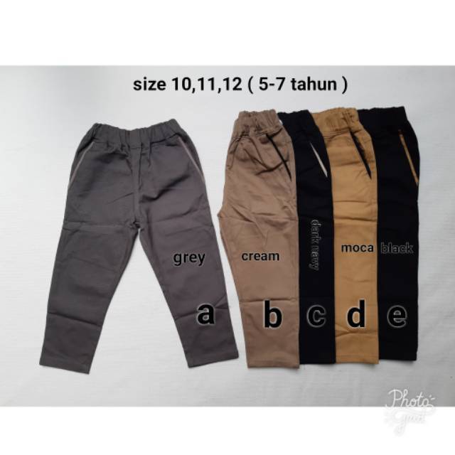  Celana  Chino  Anak  Size 10 5 Thn Shopee  Indonesia