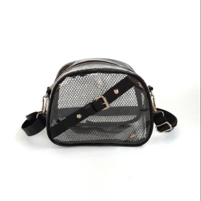 Sling bag transparan