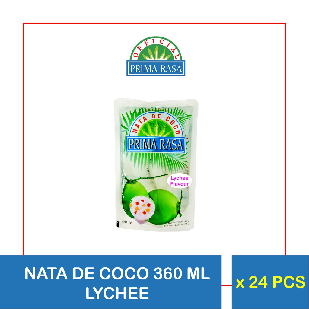 

PRIMA RASA Nata de Coco Leci 360 ml - 24 pcs