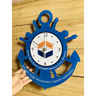 Jual KENANG KENANGAN MAGANG PKL DESAIN JANGKAR CUSTOM JAM DINDING