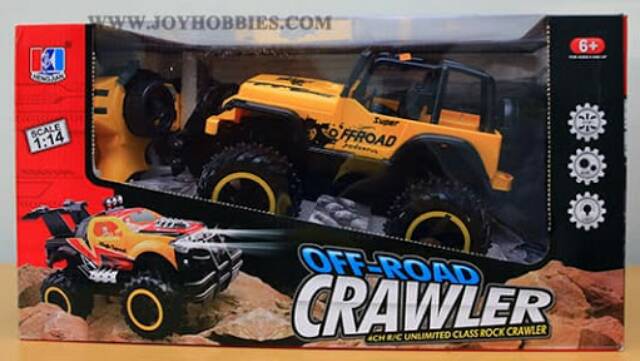 R/C Mobil Jeep Offroad Skala 1/14 Mainan Anak Remot Control