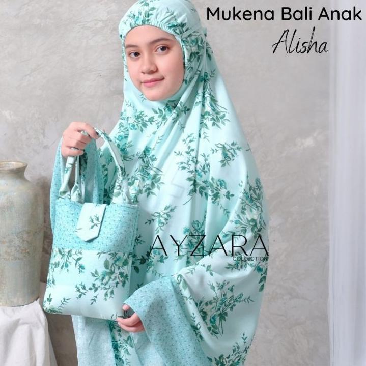 ☪ Mukena Anak Bali Alisha Katun Rayon Adem Ayzara ・