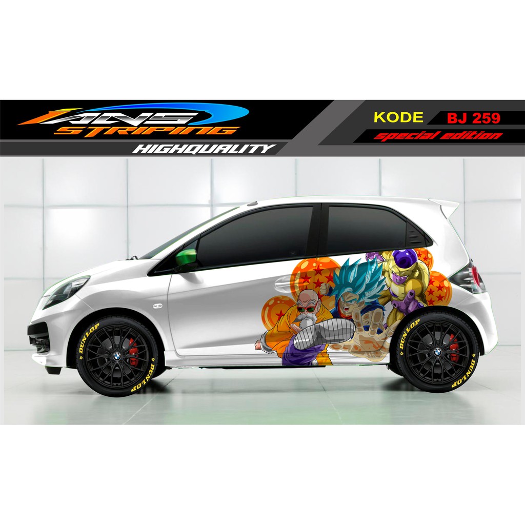 STICKER MOBIL BRIO, JAZZ, AGYA, YARIS, KARIMUN, MOBILIO, SIGRA / STICKER MOBIL