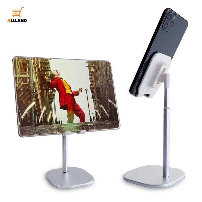 Stand Holder Ponsel / Tablet Universal Teleskopis Adjustable Untuk IPhone / Android