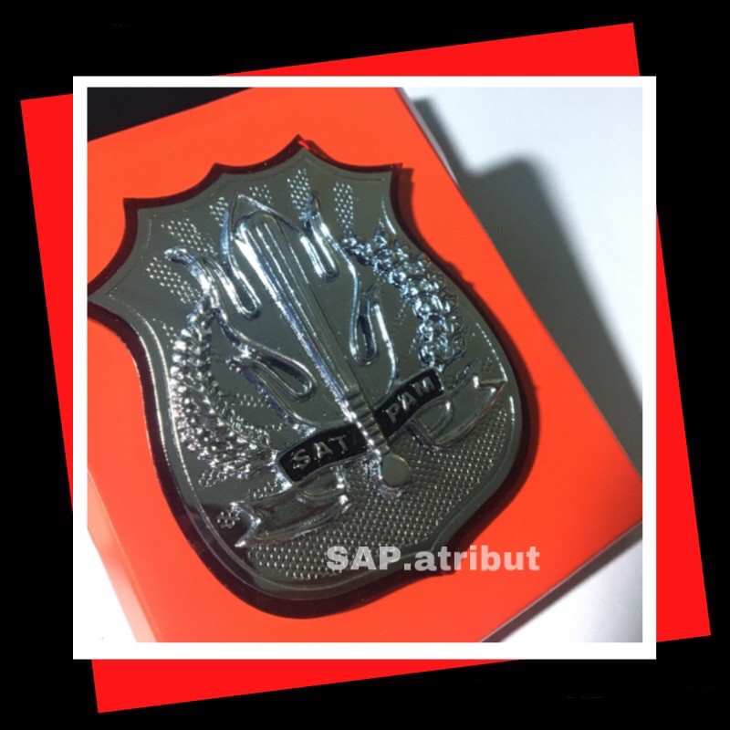 pin/bros Kewenangan satpam sekurity akrilik perlengkapan satpam