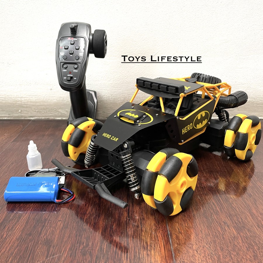 Mainan Mobil Remote Control Sand Drift Hero (Spray &amp; 360 Drift)