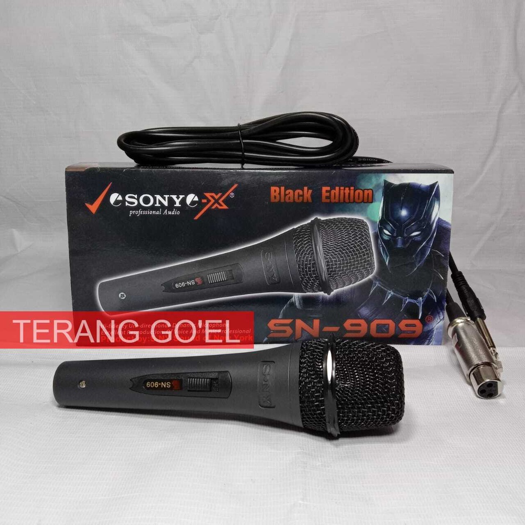 MIC KABEL SONY SN909 BLACK EDITION ,MICROPHONE KABEL SONY SN 909 BLACK EDITON,