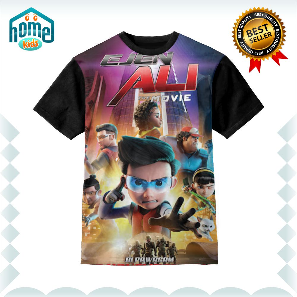 Kaos Anak Ejen Ali Movie cool