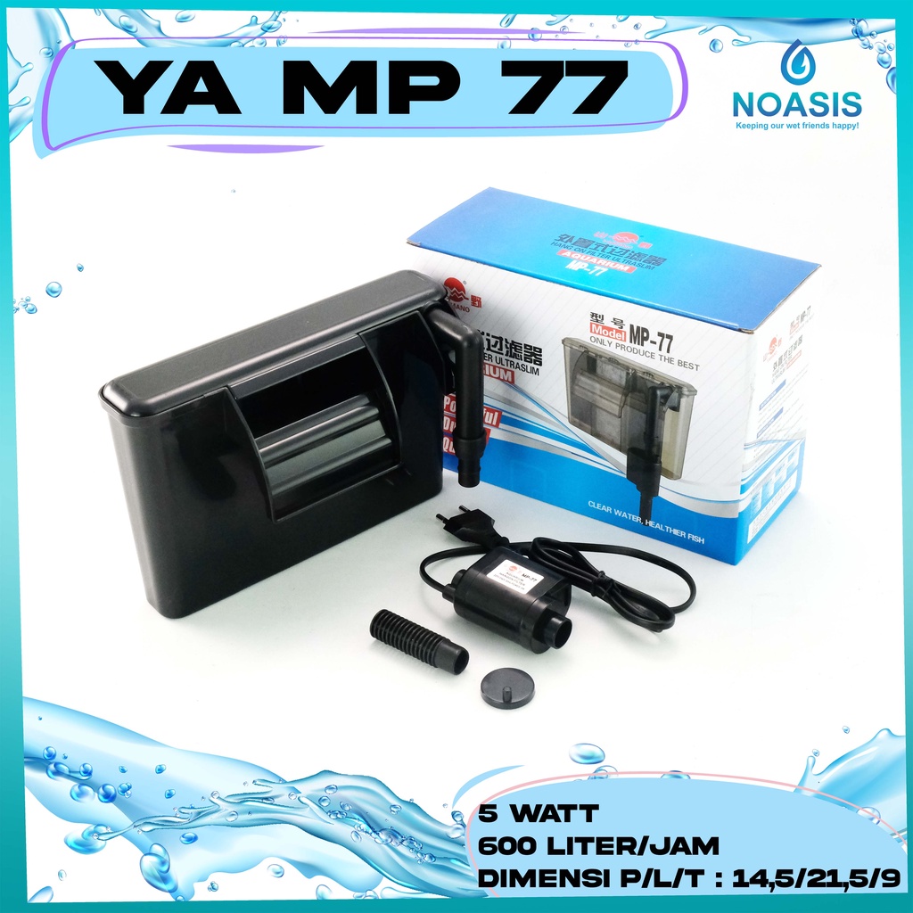 HANGING FILTER GANTUNG HANG ON AQUARIUM AQUASCAPE YAMANO MP 77 MP77