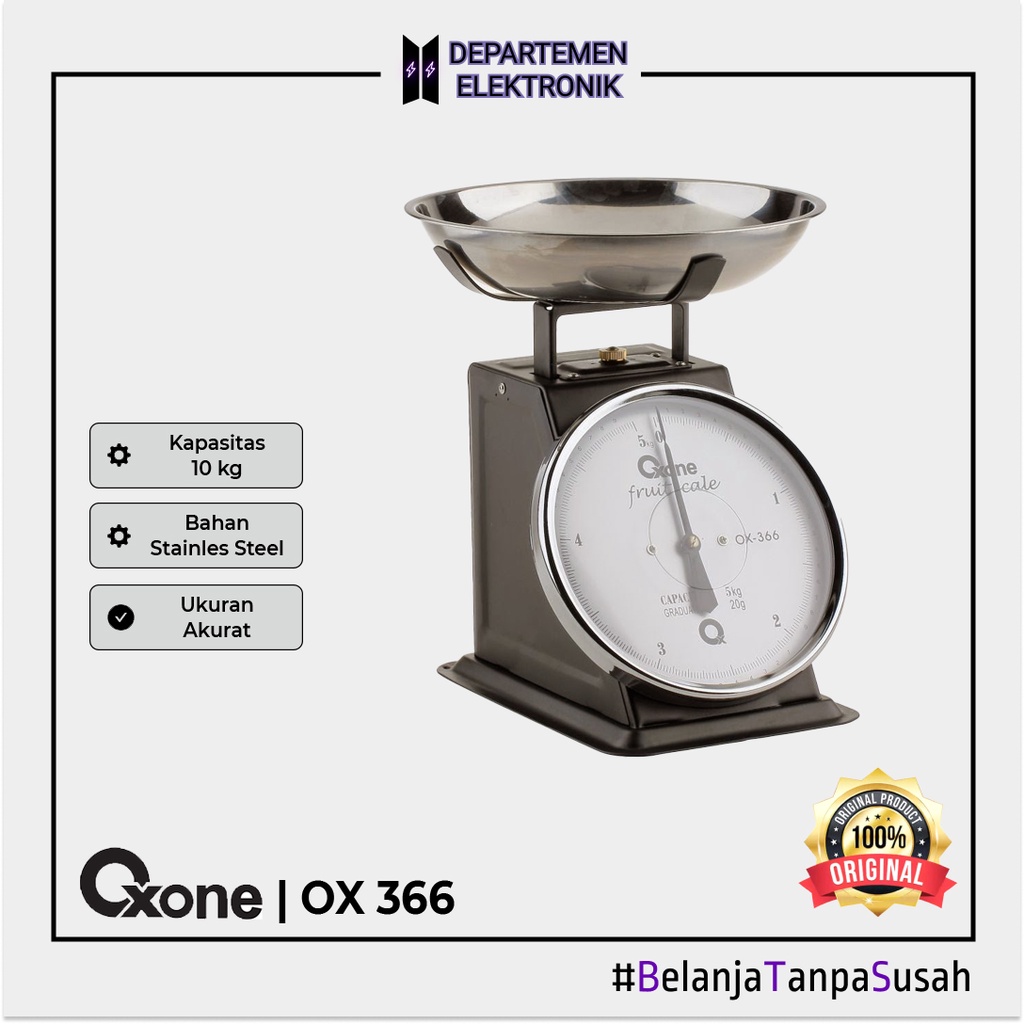 Oxone OX 366 – Timbangan Dapur 10Kg