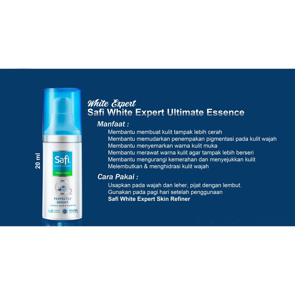 ⭐️ Beauty Expert ⭐️ Safi White Expert Ultimate Essence 20ml