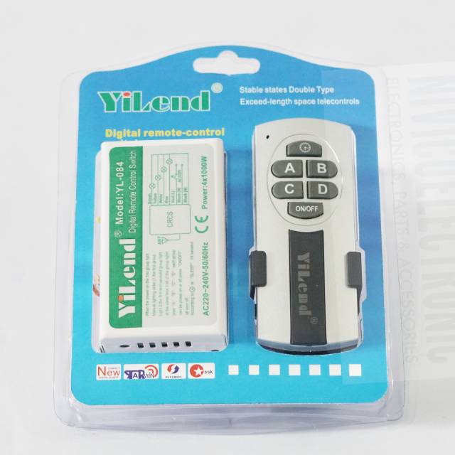 Remot control digital Lampu Yilend YL 084