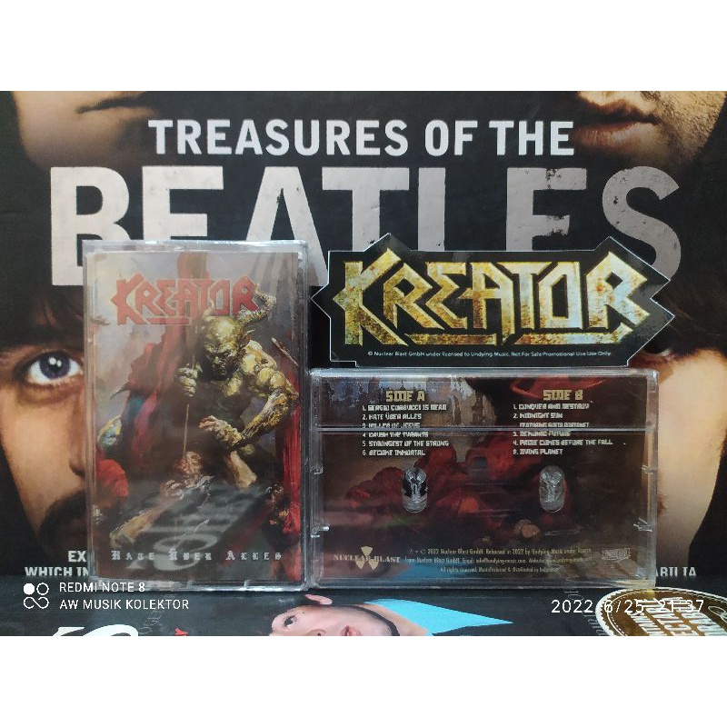 Kaset Pita :  KREATOR - HATE UBER ALLES (Limited 100 Copies).