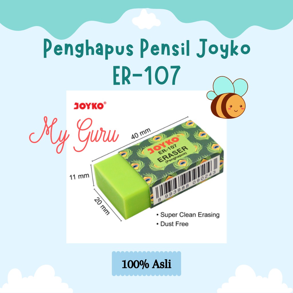 

[PCS] PENGHAPUS PENSIL / ERASER JOYKO ER-107 ANIMAL