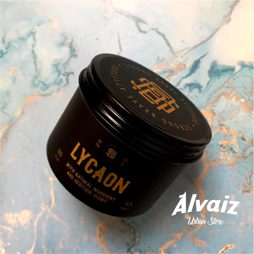 POMADE STRONG BRAVE ATTITUDE MEDIUM HOLD OILBASED CANIS LYCAON OIL BASED BPOM ORIGINAL LOKAL MURAH