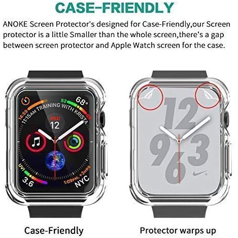 APPLE WATCH Hydrogel Film Transparent Soft Screen Protector iWatch 7 41mm 45mm S1~S6 Full Cover Film