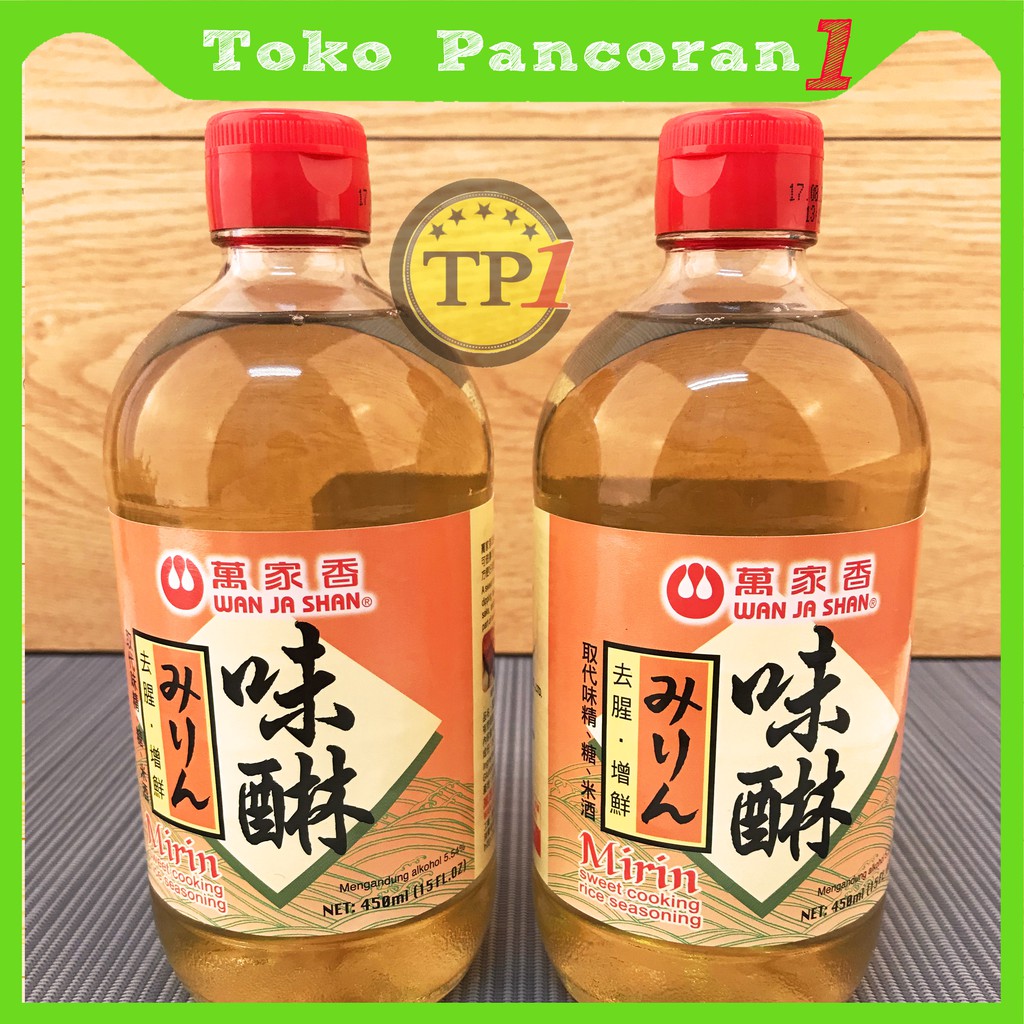 Mirin Wan Ja Shan Arak Masak Jepang Sweet Rice Seasoning 450ML