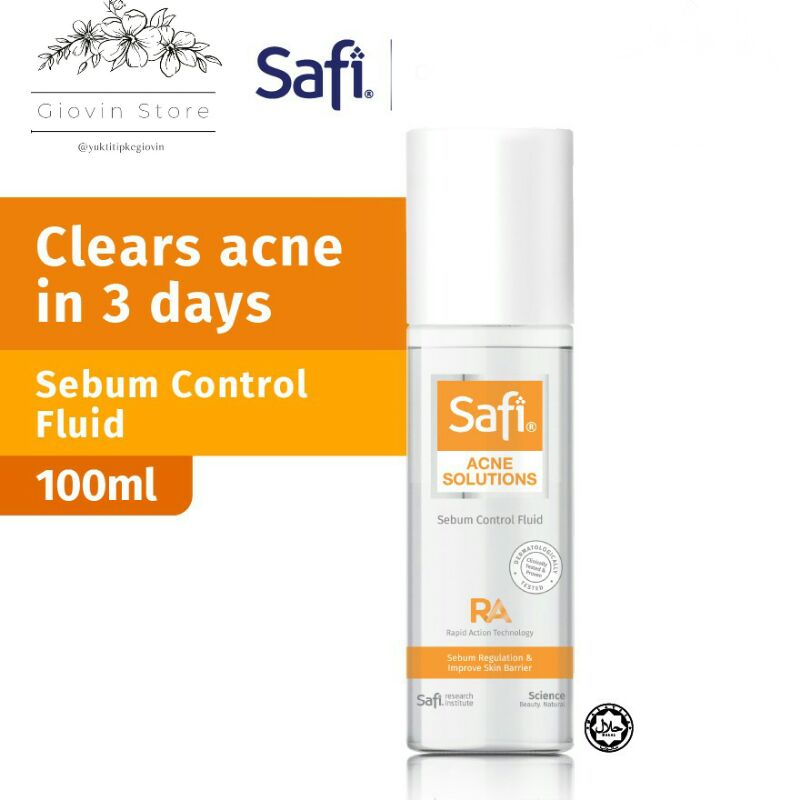 [Safi Malaysia] Safi Acne Solutions - Toner Khusus Wajah Berjerawat dan Berminyak 100ml Safi Toner W