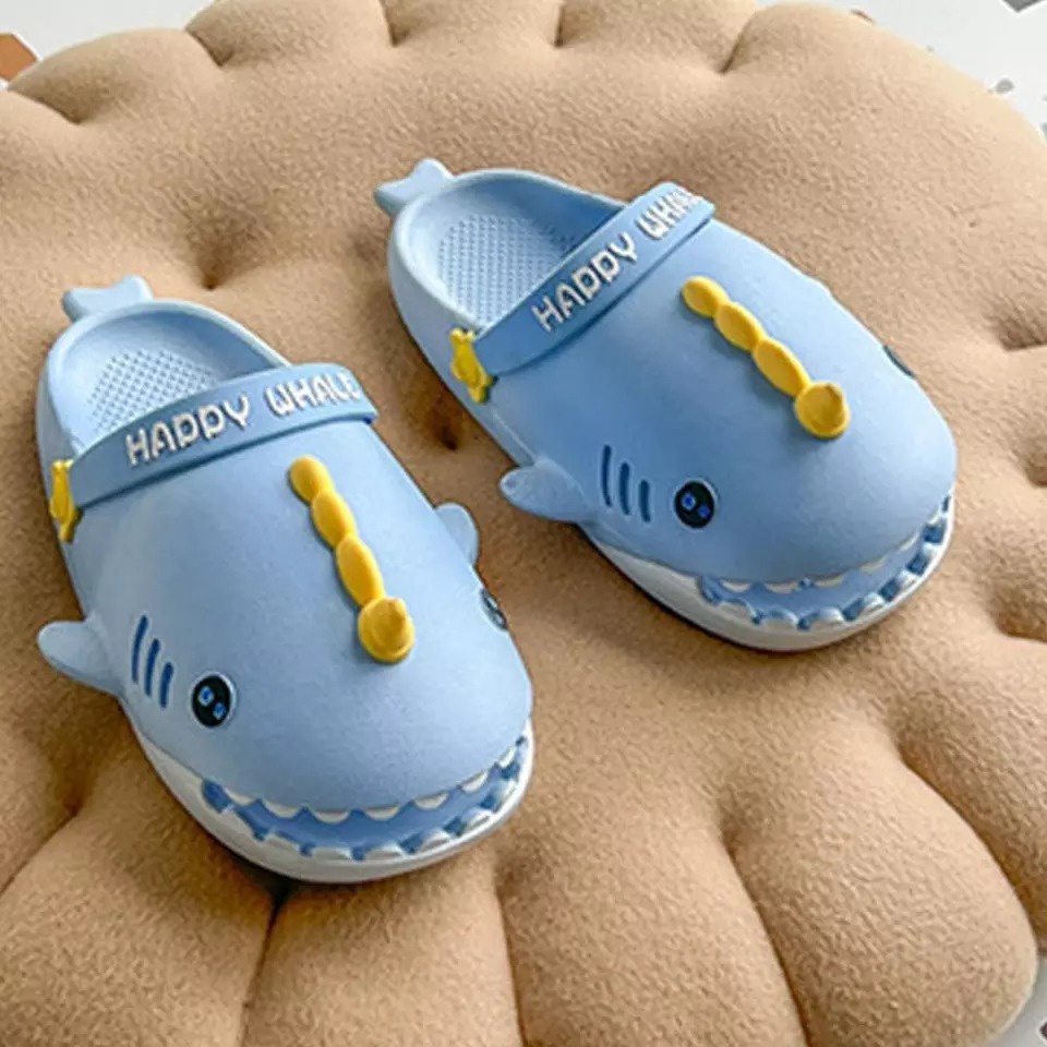 Sandal Anak Import Cewek Cowok Model Hiu Lucu Slop Bahan Karet (22/29) - Sandal Anak Karet