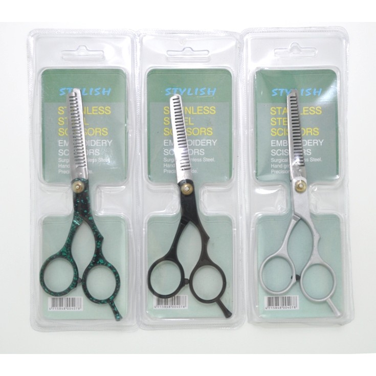 VOM SKU-0289 Gunting Sasak Gerigi Stylish Stainless Steel Scissors - 0289