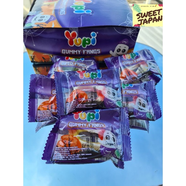 PROMO YUPI GUMMY FANGS ISI 24 bungkus..