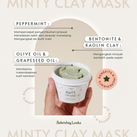 Saturday Looks | Minty Gentle Scrub | Clay Mask