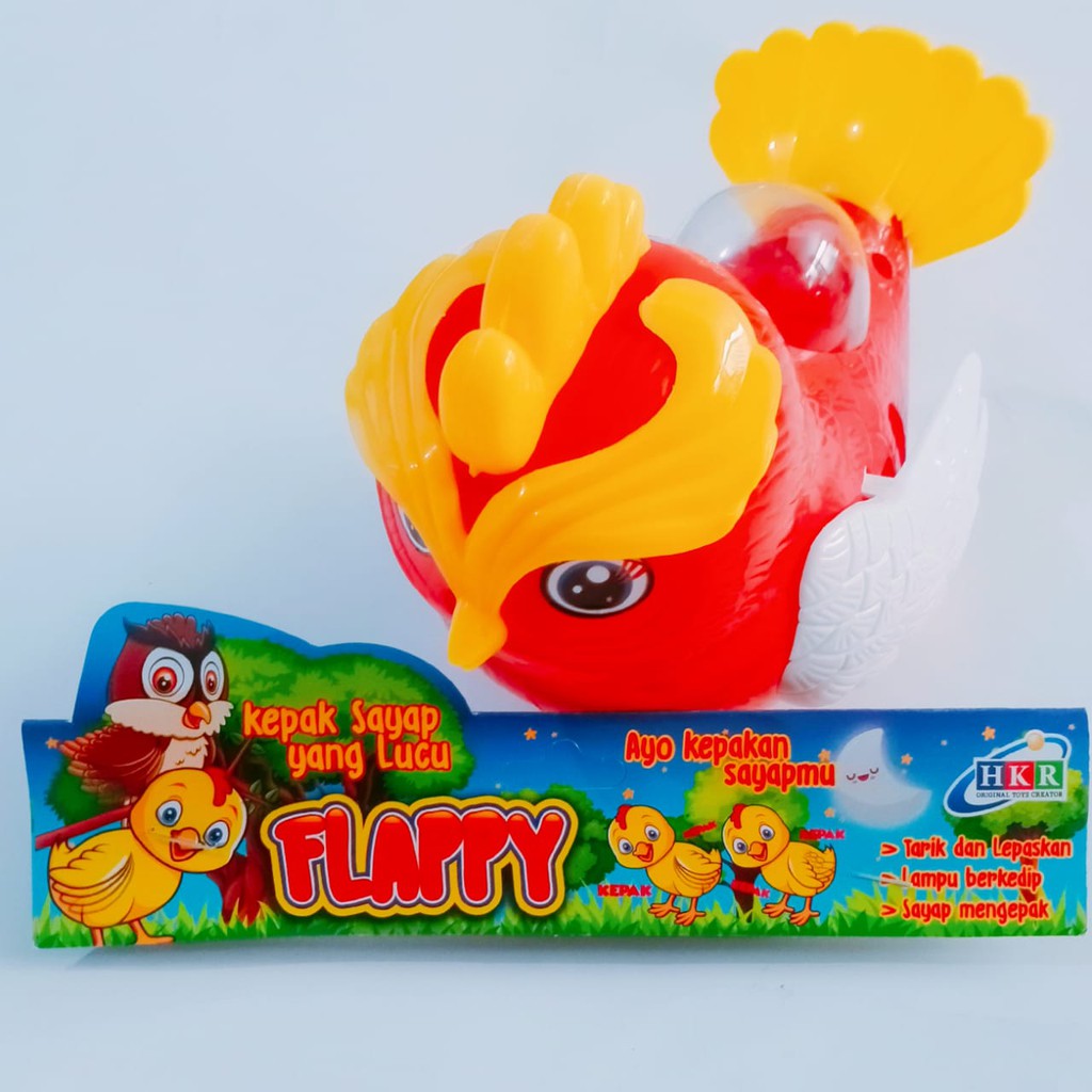 mainan burung flappy plastik berlampu