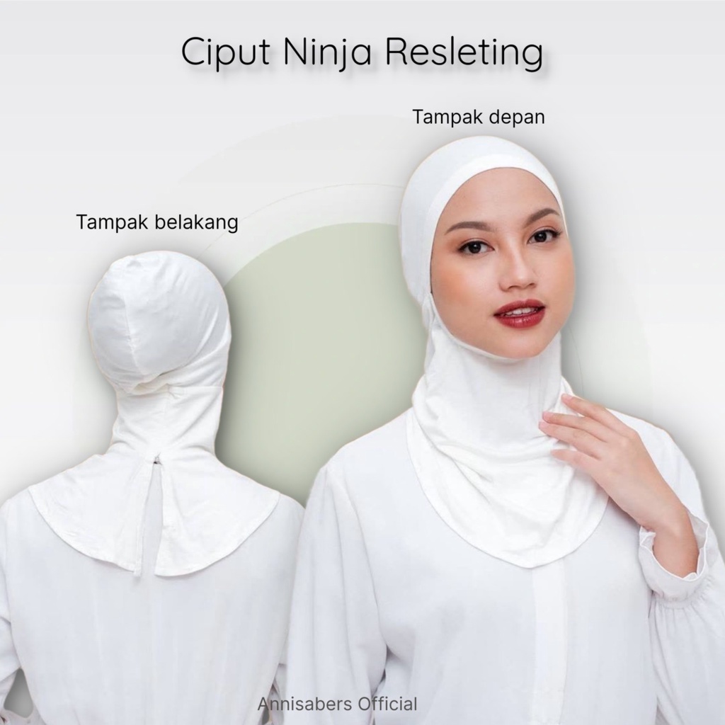 HOT PROMO !!! Ciput ninja premium/ Ciput ninja resleting/ Inner ninja rayon resleting