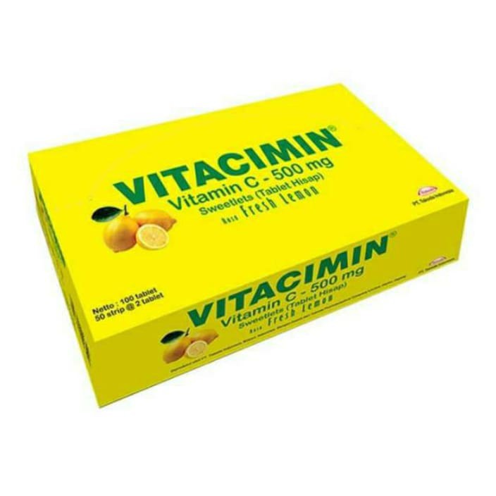 Vitacimin vitamin c hisap isi 100 tablet hisap