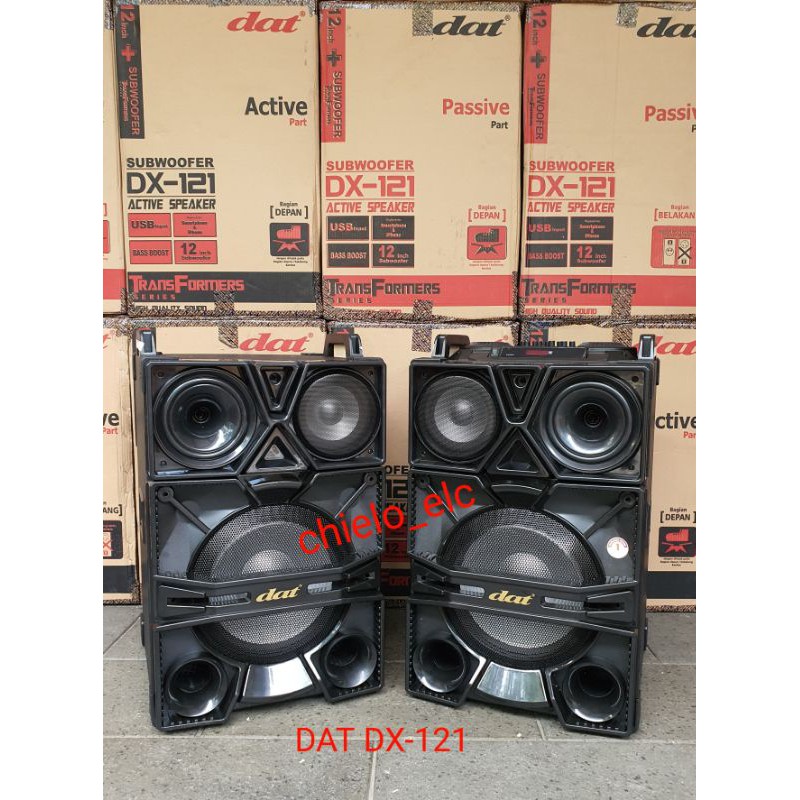 SPEAKER AKTIF DAT 12" DX121 SPEAKER DAT DX121( BELUM TERMASUK ONGKIR SPEAKER )