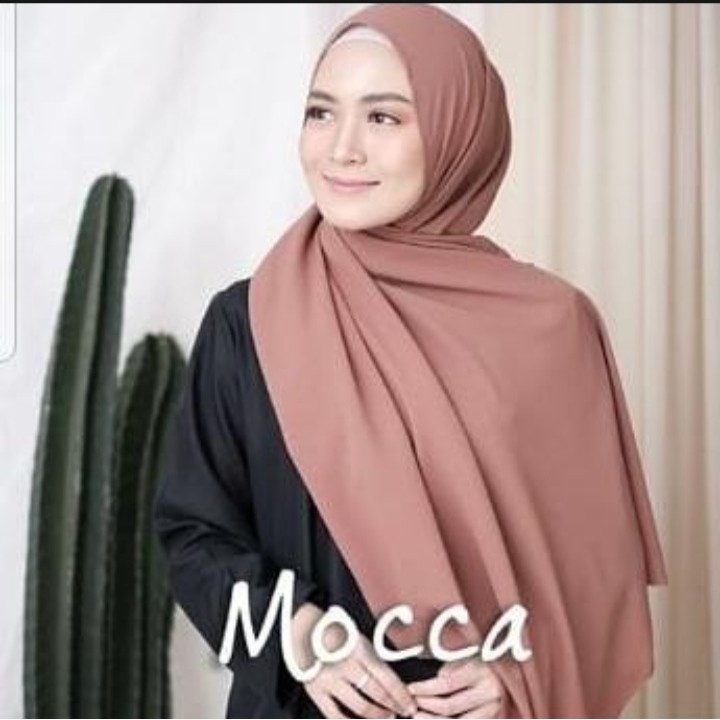 Hijab Instan Pashmina Basic Polos Jilbab Terbaru Pashmina Panjang Krudung Khimar Syari