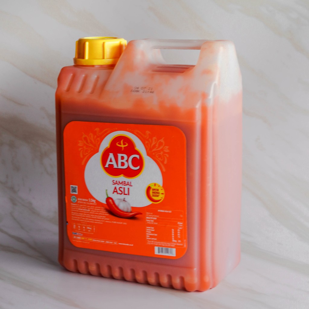 

Saos Sambal ABC Jerigen (5.5kg) Chili Sauce Saus Cabe