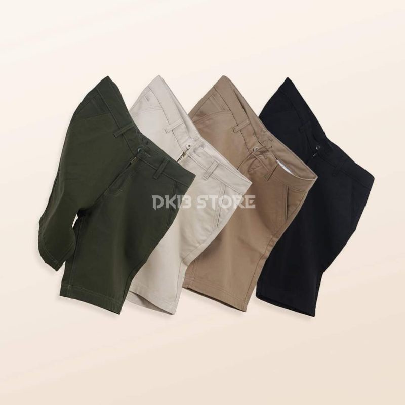 Celana Pendek Pria Chino Original Gefaliano Non Strecth Size 27-38