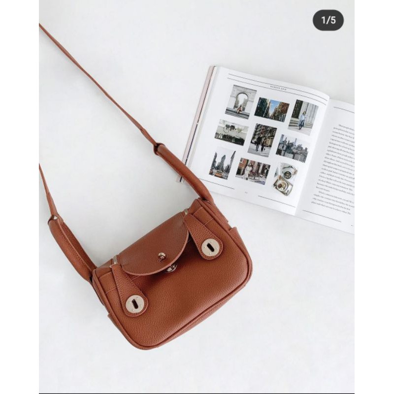 LUNA BAG MINI CARAMEL by GEULIS