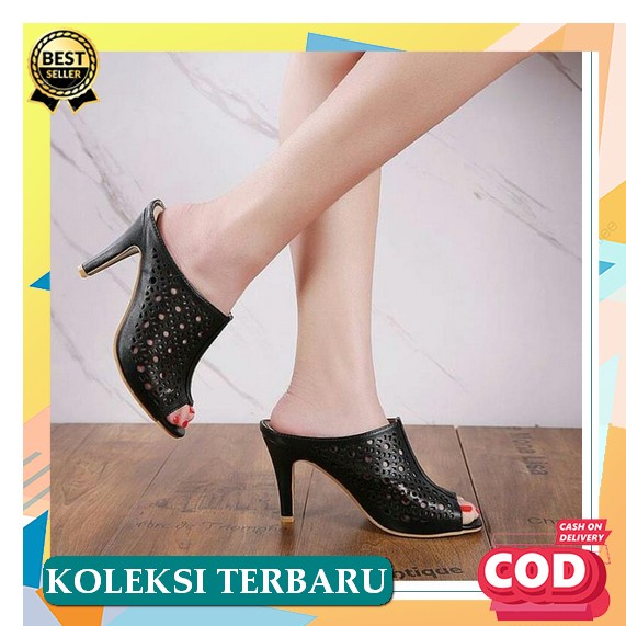 Hot Sale Lr070 High Heels Wanita Hak Tahu Tinggi Cewek Cewe Import Korea Kondangan Pesta Wisuda Ke S