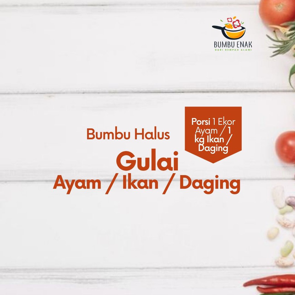 

Bumbu Halus Gulai Ayam / Ikan / Daging Khas Padang | Fresh & Praktis