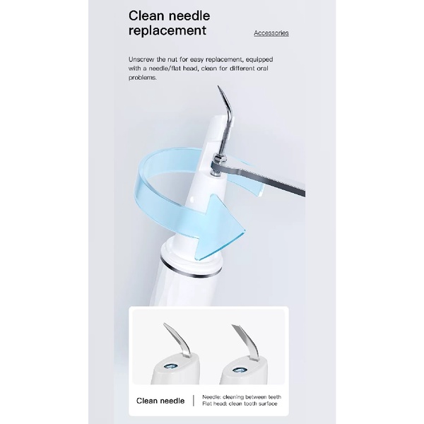 SUNUO T12 PLUS - Smart Ultrasonic Dental Scaler Pembersih Karang Gigi