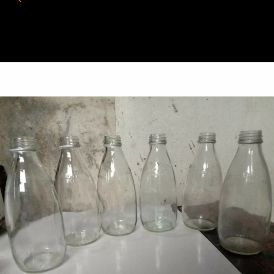 BOTOL KACA BEKAS YAU C1000 1000 TEMPAT PELIHARA IKAN CUPANG TOPLES IKAN CUPANG