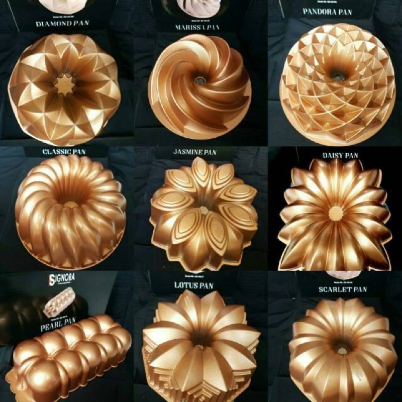 Loyang Kue Puding SIGNORA Marissa Pan Pandora Pan Classic Pan Corona Pan Tintin Rayner