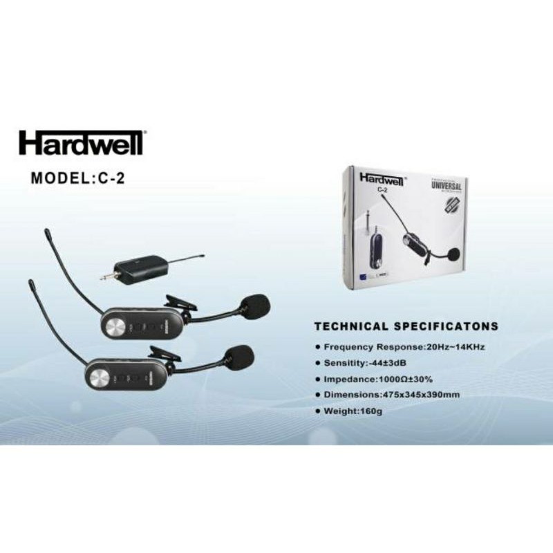 Mic Wireless Hardweel C2 Original