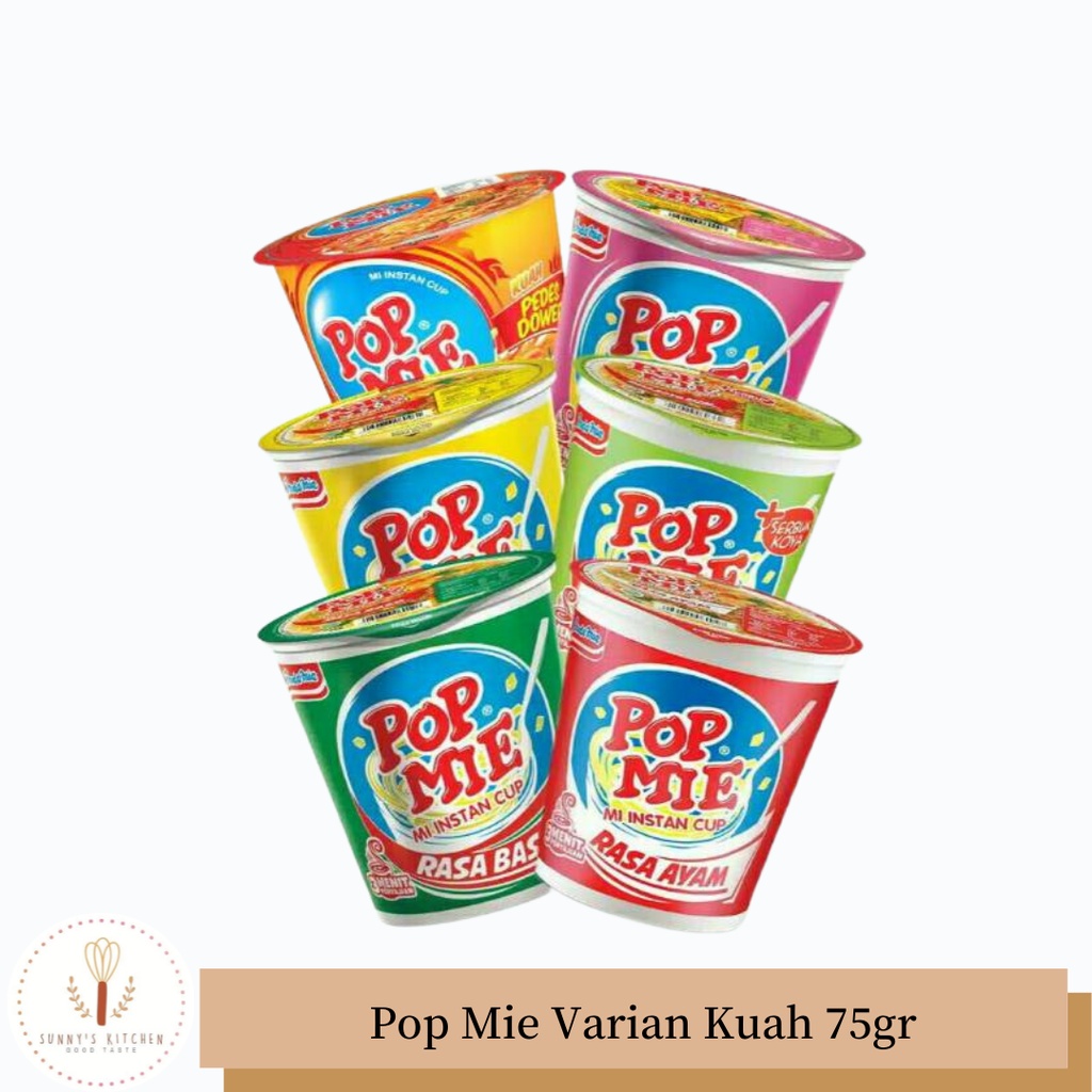 

Pop Mie 75g All Varian Kuah