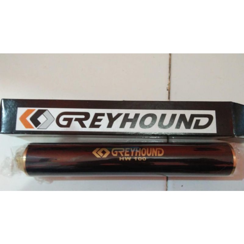 peredam senapan angin greyhound double kuningan