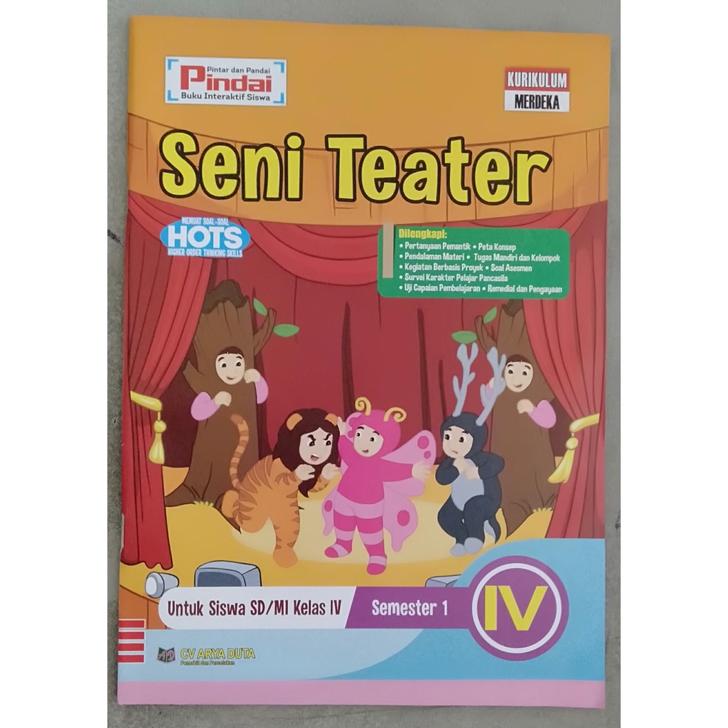 

Buku LKS Kurikulum Merdeka Hots| Seni Teater Kelas 4 SD Sem-1