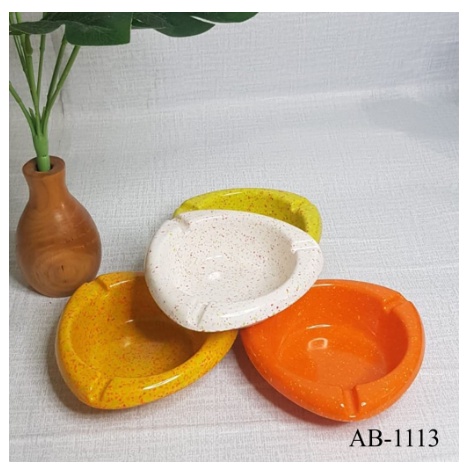 ASBAK MELAMIN SEGITIGA MURAH GROSIR AB-1113 [SWEETSPACE]