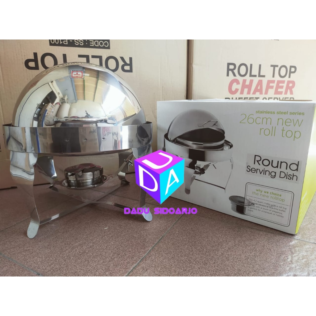new roll top maspion 26 cm ss-p 100 pemanas makanan catering stainless steel