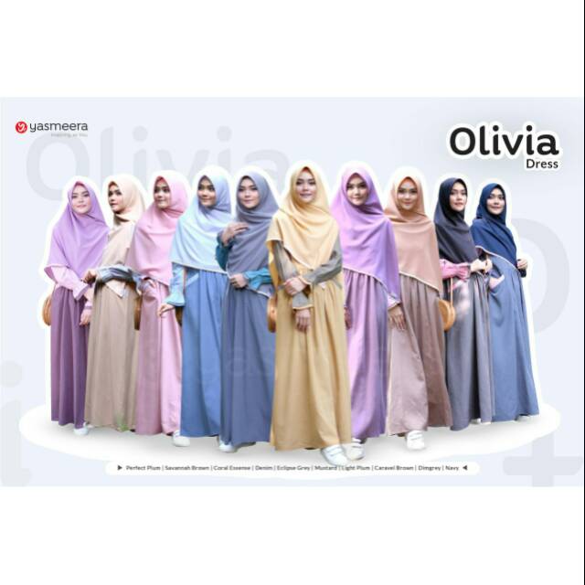 Gamis dress busui murah katun Supernova Olivia by Yasmeera