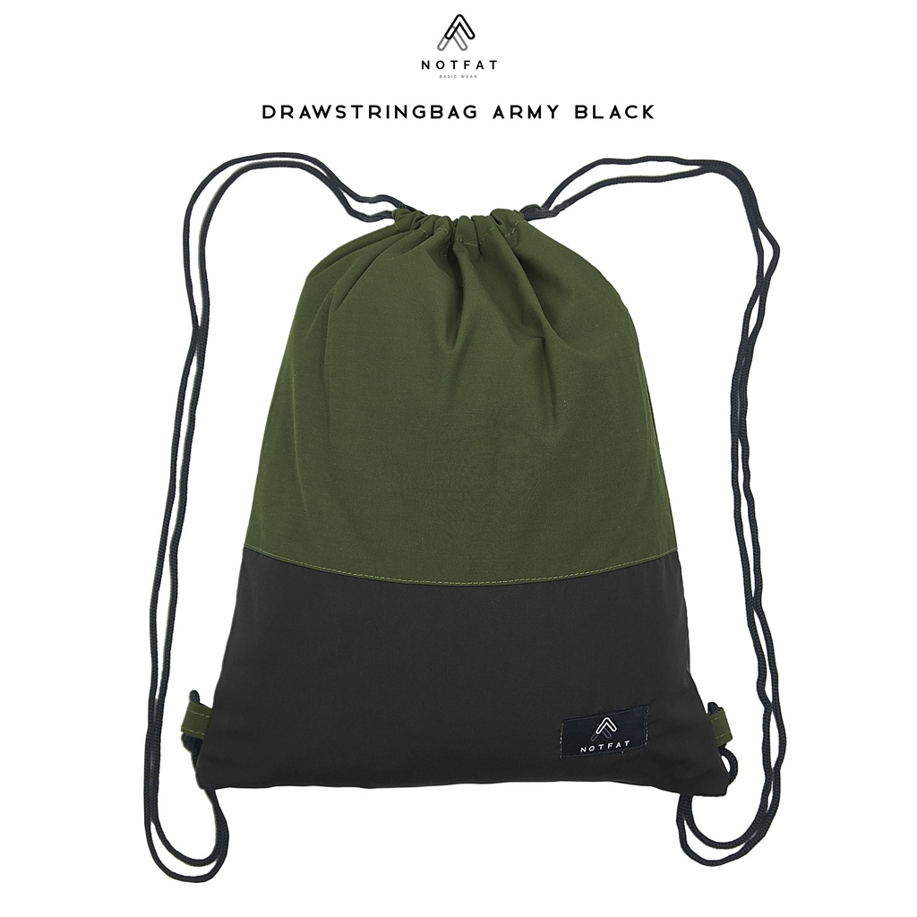 (CUCI GUDANG) Tas Serut Drawstring Bag Triple F Waterproof